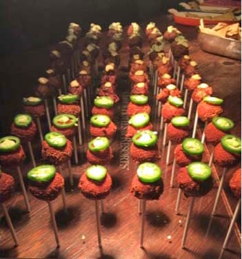 bild på Sötpotatisklubbor (Sweet Potato Lollipops) med jalapeno