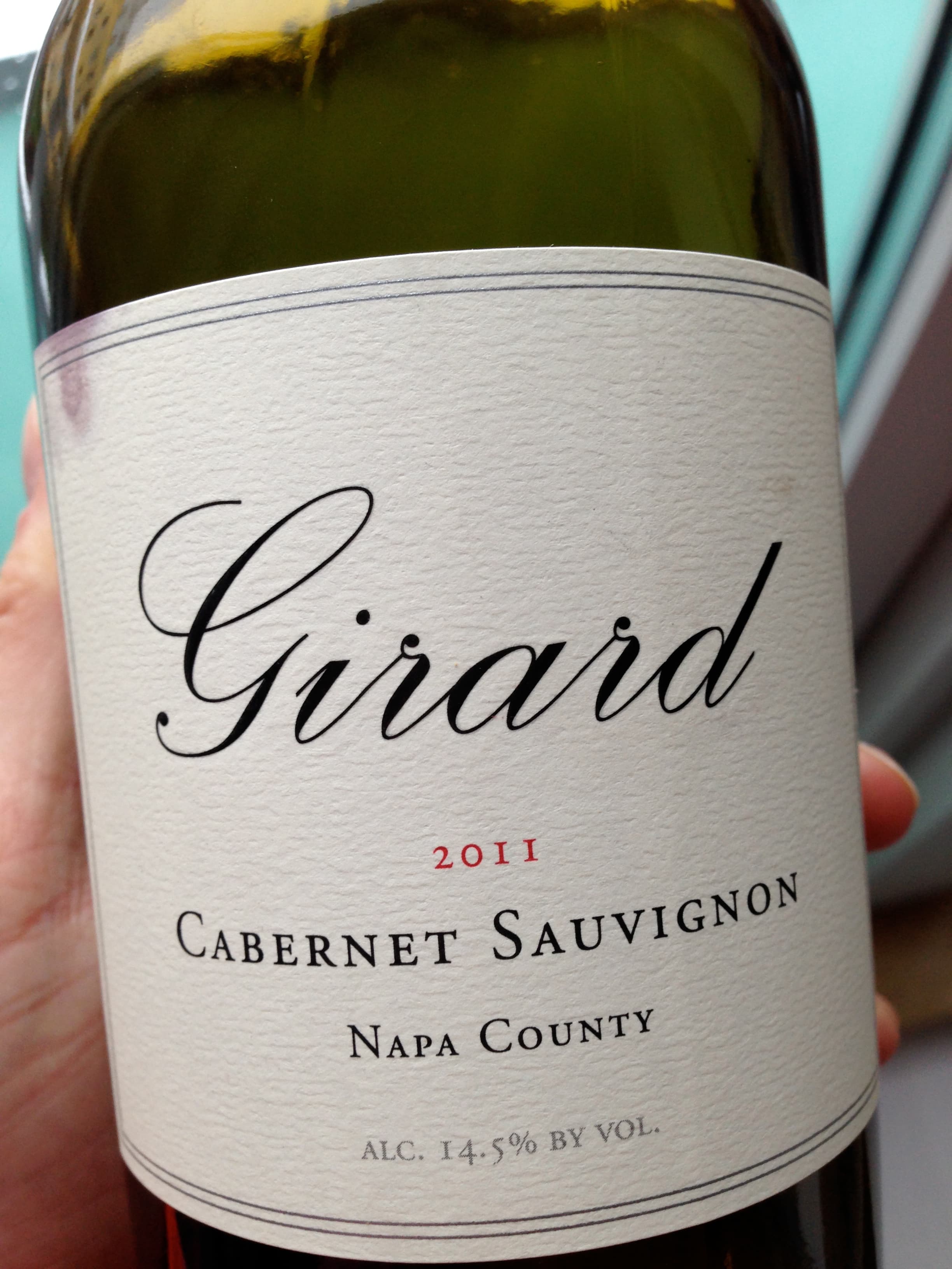 bild på Terroir och ett perfekt hamburgarvin från Girard Winery