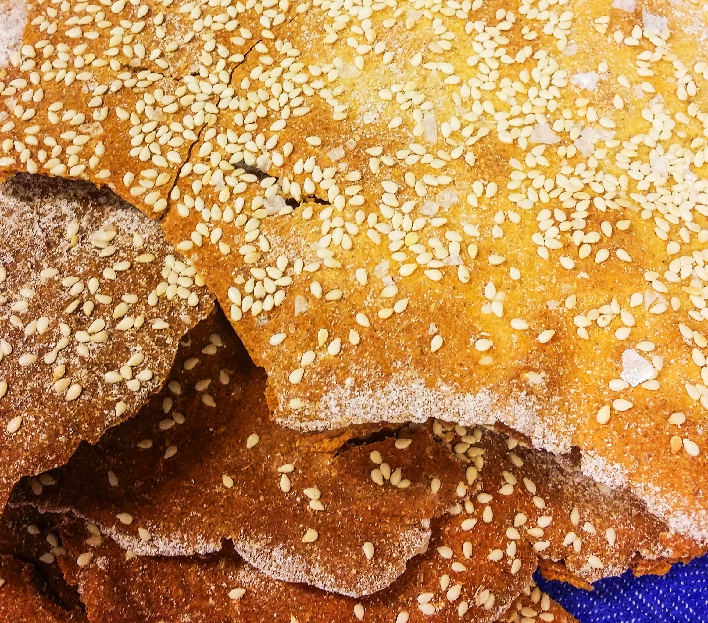 bild på Knäckebröd på korn och surdeg