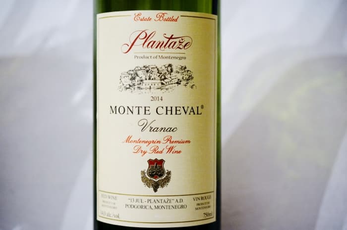 Montenegro rött vin