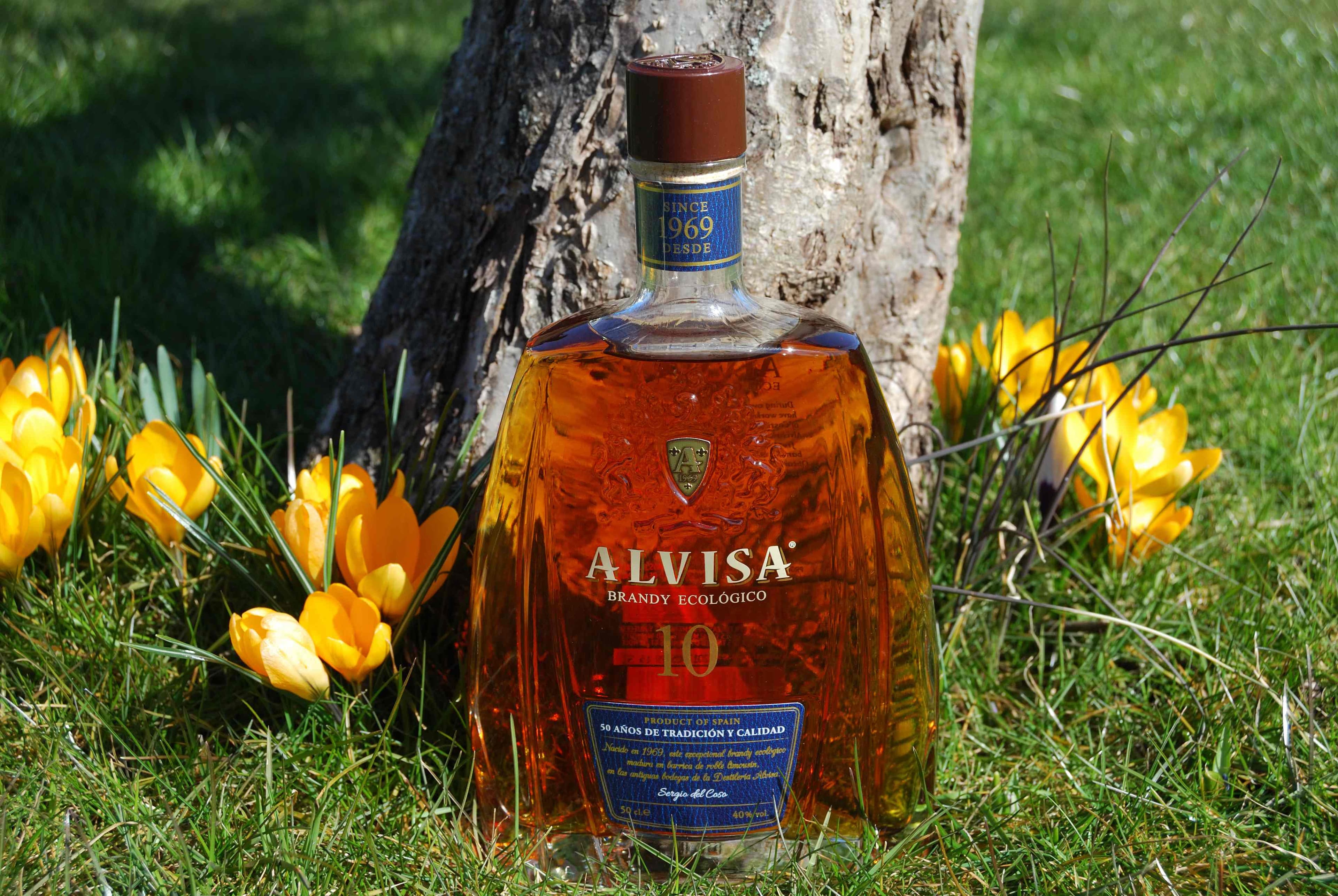 bild på Alvisa 10- Ekologisk Brandy i vårsolen