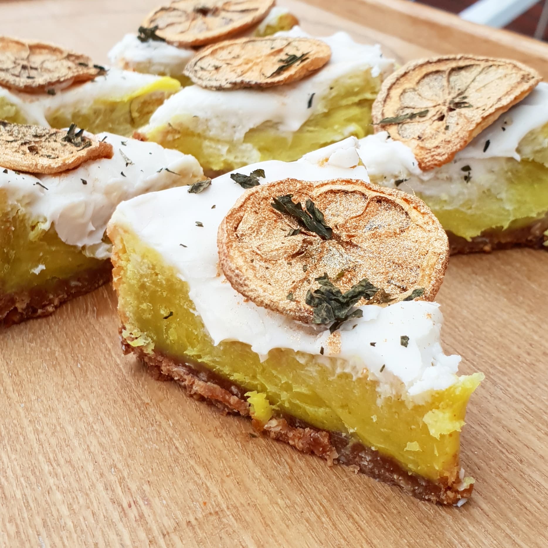 Vegansk citronkladdkaka