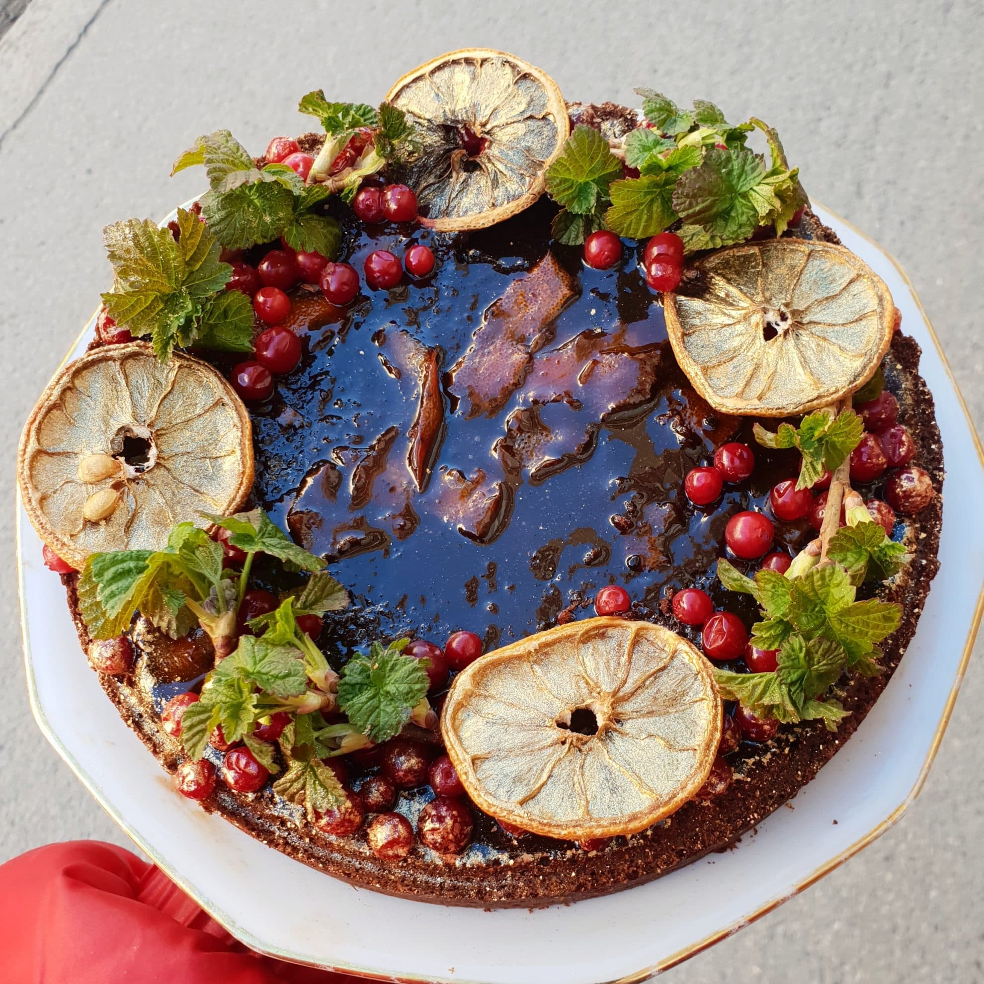 bild på Saftig chokladkaka med apelsinkola