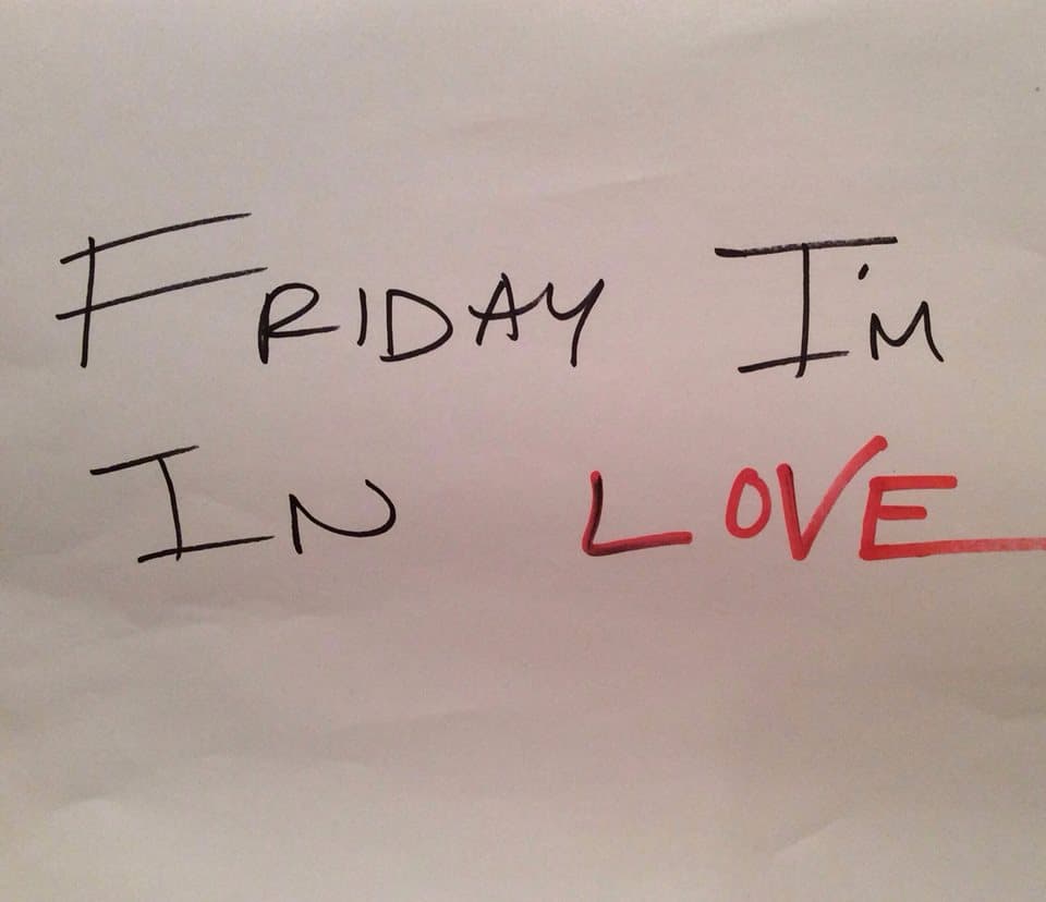 Fredagstipset 34 - Friday I'm in love
