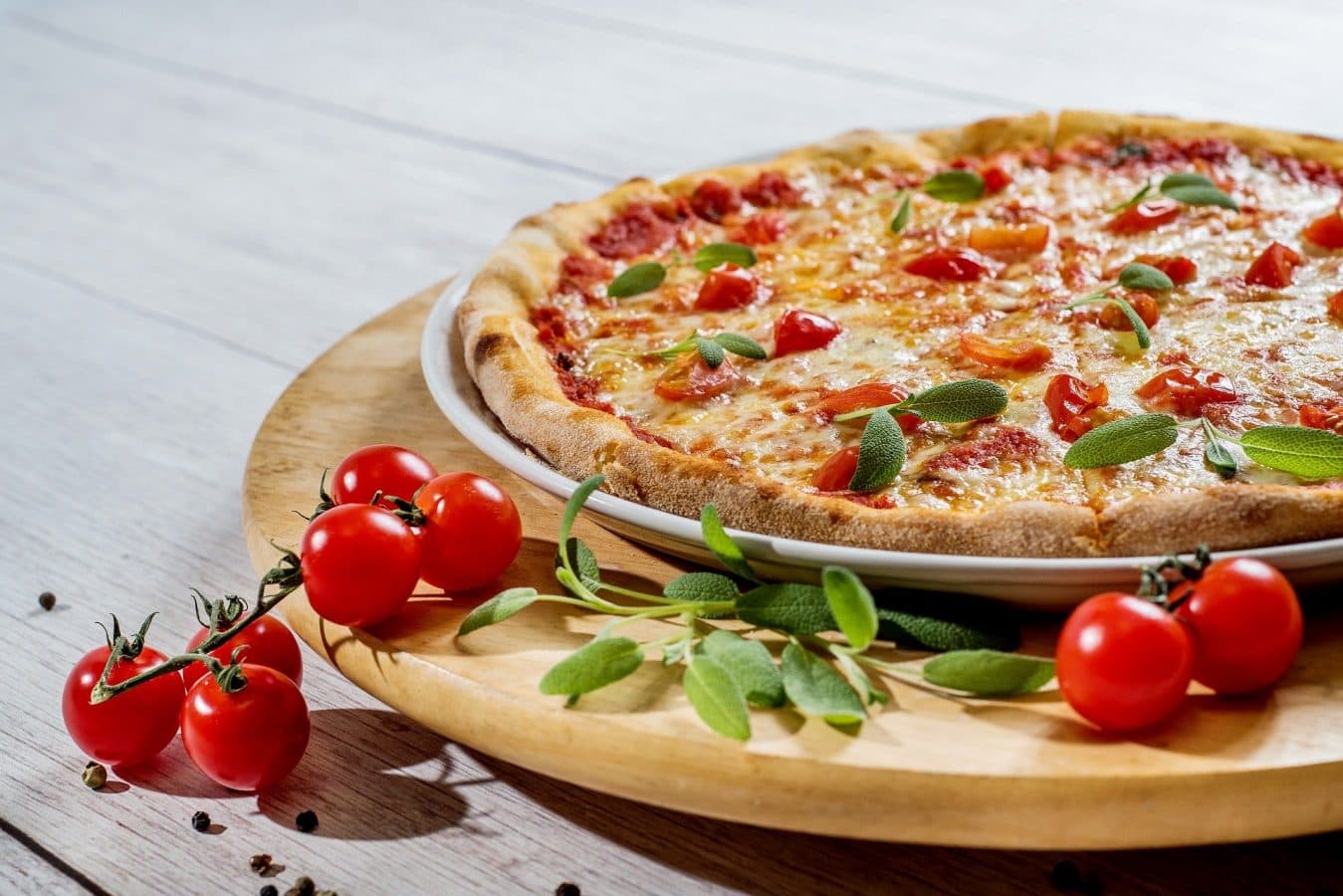 bild på Pizza – och därmed basta!