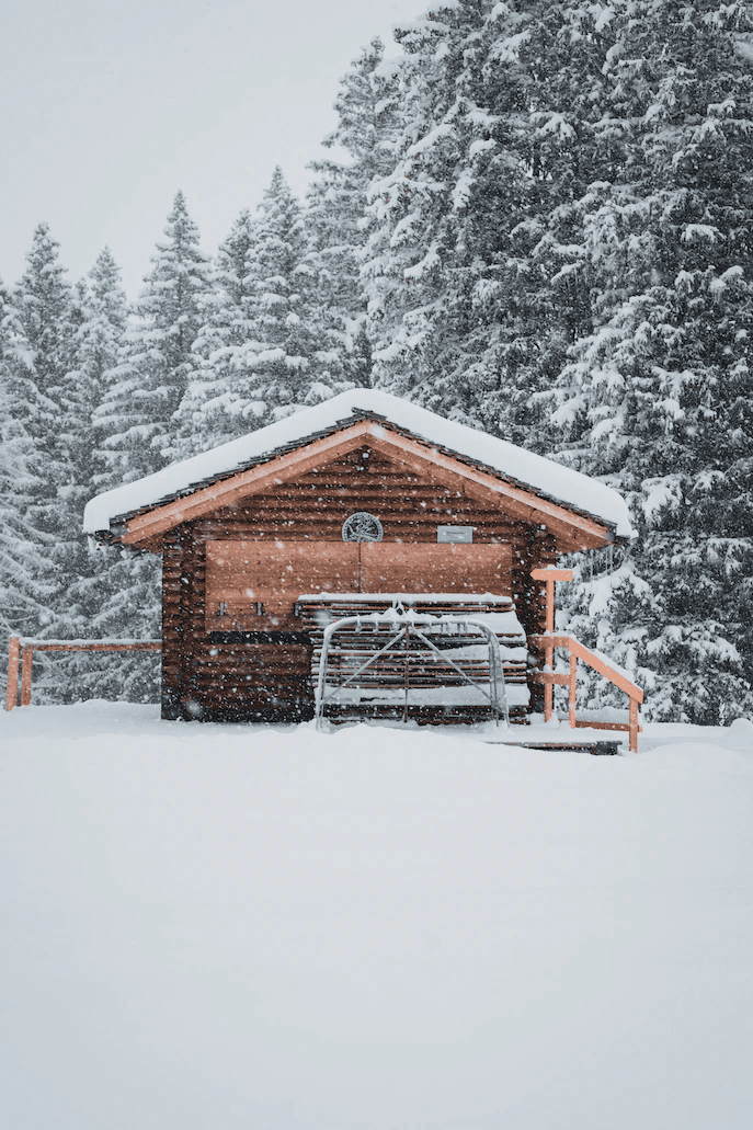 Skidstuga fjällen