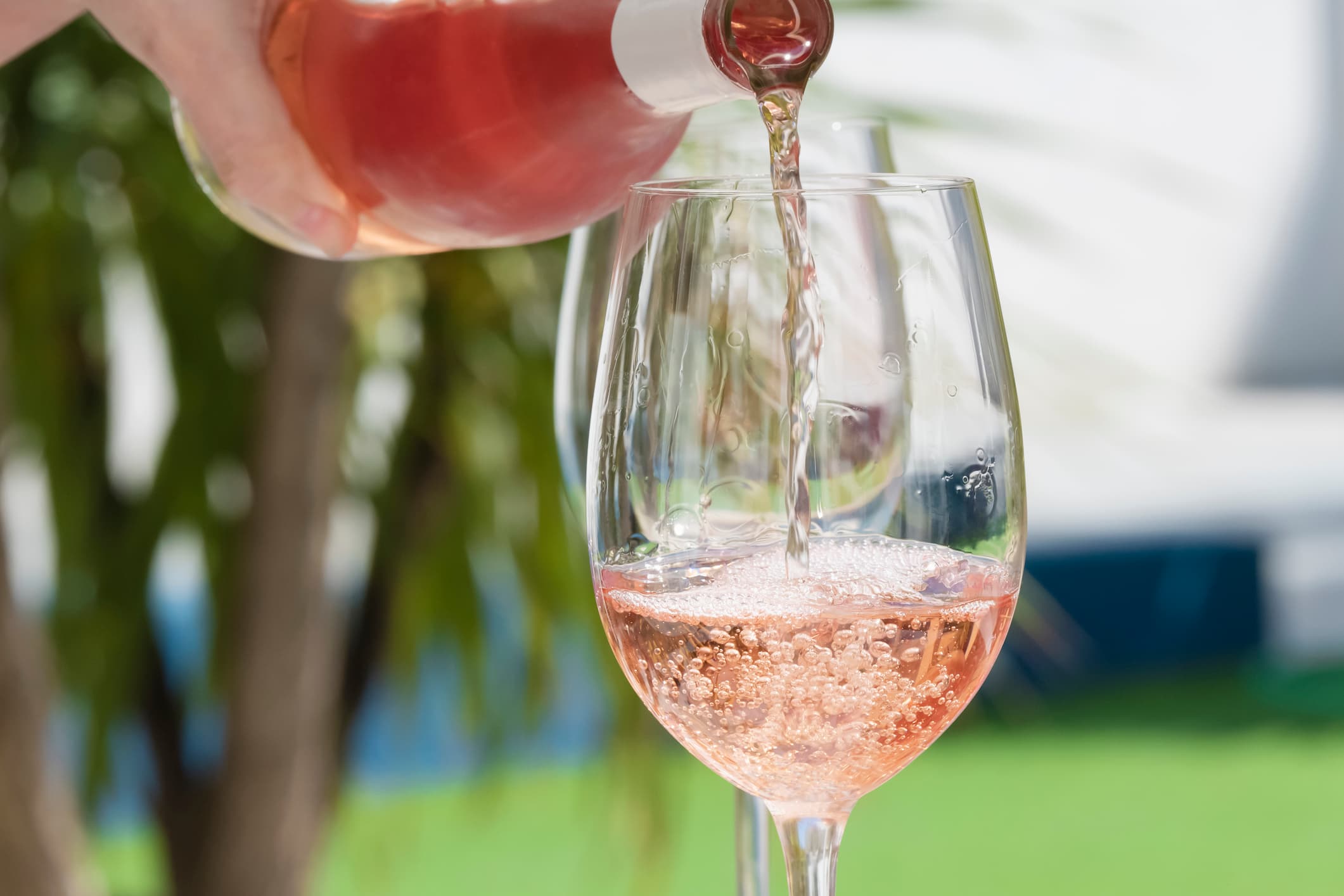 bild på Roséchampagne med mat