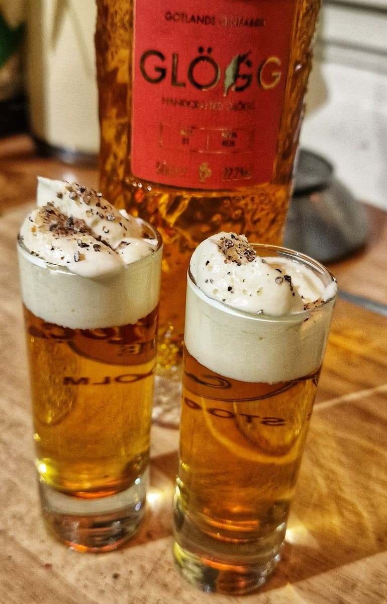 Gotlands ginfabrik glögg 2024, drink