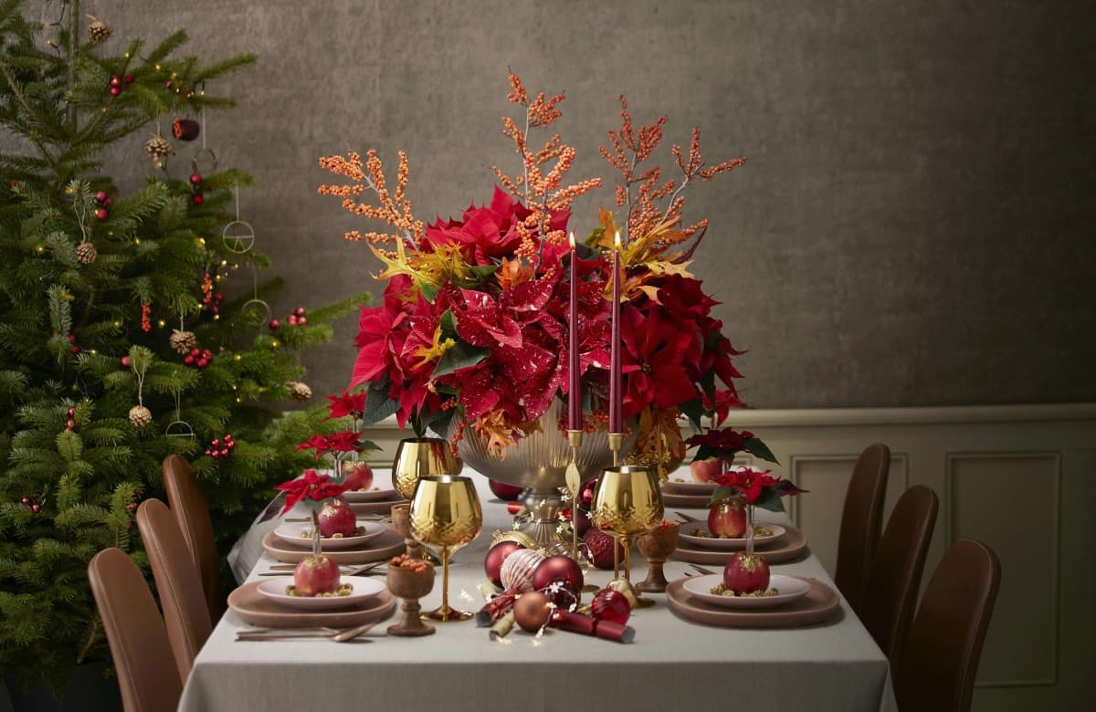 Sofias julbord med vin