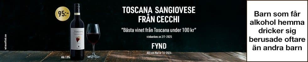 Annons för viner