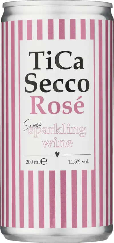 bild på TiCa Secco Rosé Semi-Sparkling Rosé Wine