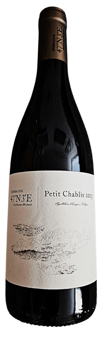 Vitt vin Chabils Frankrike, Domaine 47N3E Petit Chablis, 2023